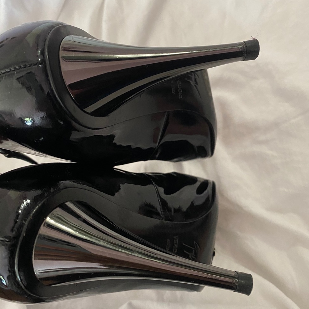 Giuseppe Zanotti Black Leather Ankle Boots - Picture 4 of 5